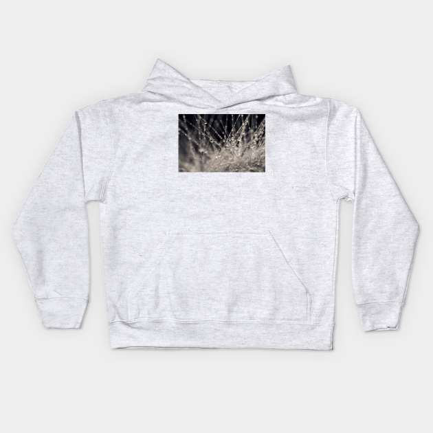 Wild Grass Abstract Kids Hoodie by micklyn